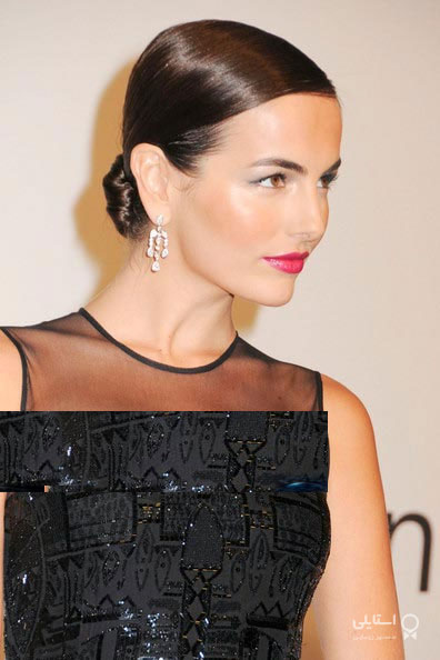 مدل شینیون مو هالیوود