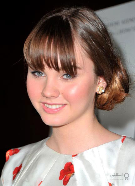 مدل شینیون مو هالیوود