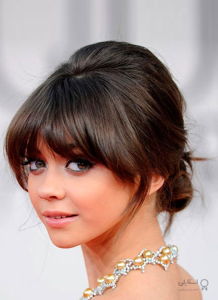 مدل شینیون مو سلبریتی