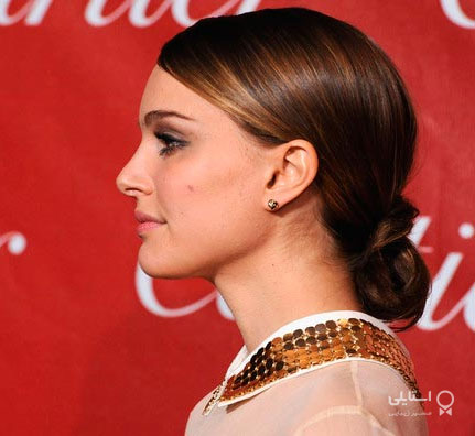 مدل شینیون مو سلبریتی