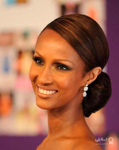 مدل شینیون مو سلبریتی