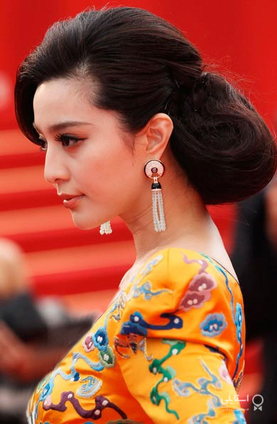 مدل شینیون مو سلبریتی