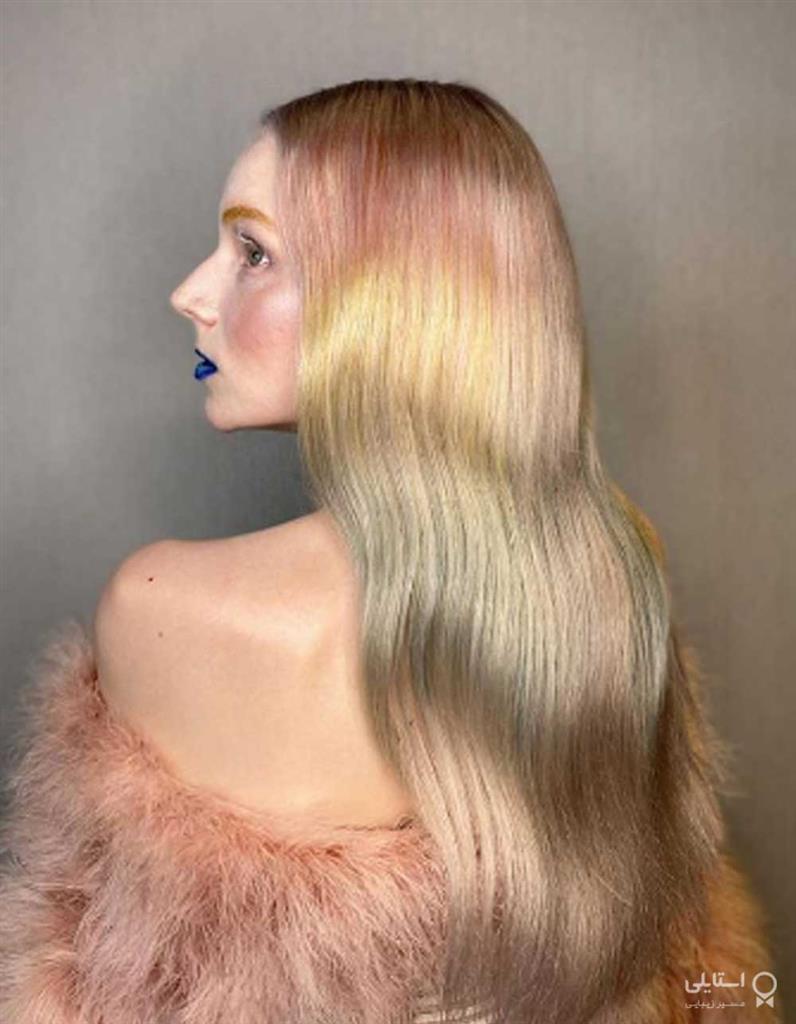 40 مدل رنگ موی پری دریایی
